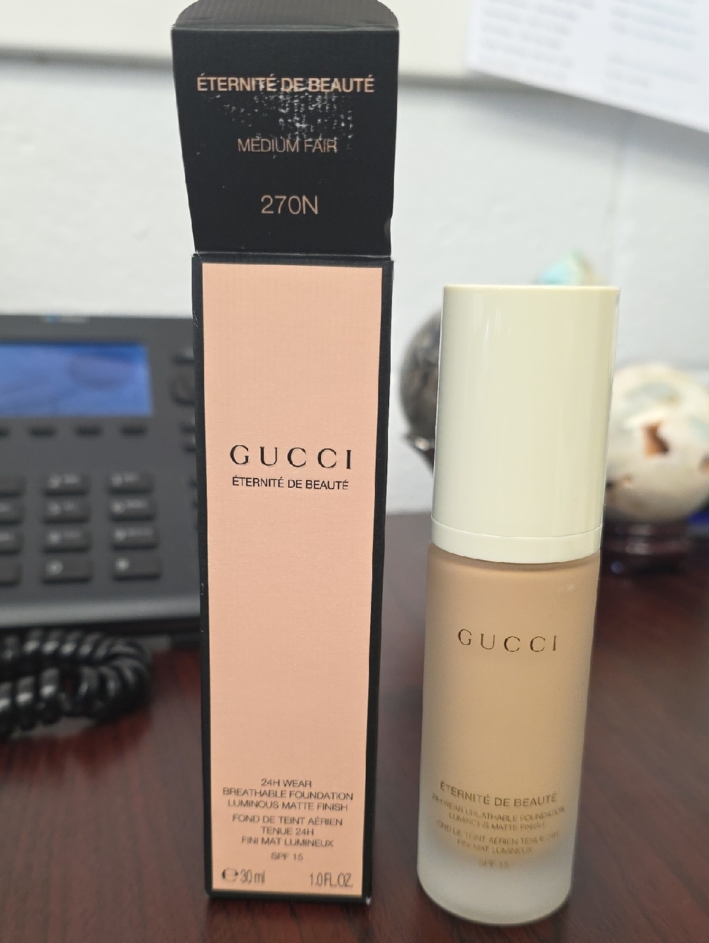 Gucci Éternité de Beauté Foundation in Beige Tone - Pink Box